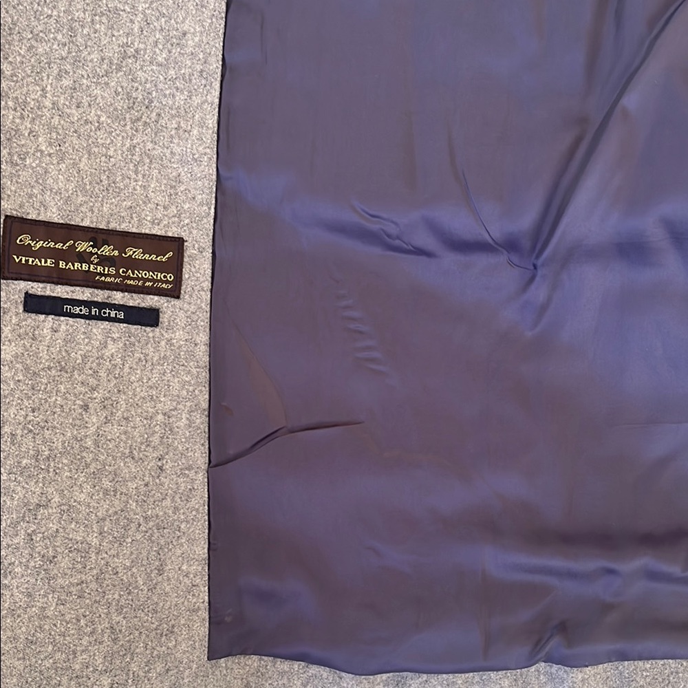 Premium Gray Wool Double-Breasted Bodywarmer By S… - image 6